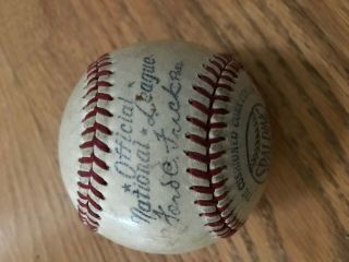 Vintage 1940’s Official Ford Frick Spalding National League Baseball 4