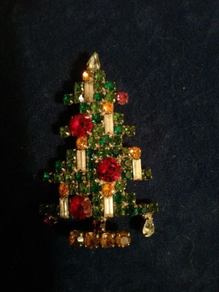 Vintage Weiss Christmas Tree Pin