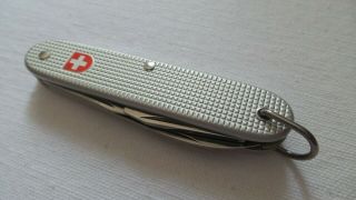 Wenger Swiss Army Knife Standard Issue Soldat Silver Rare Vintage