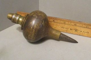 Vintage Tool,  Three Pound P.  Leistner St.  Charles,  Mo,  Plumb Bob Millwright