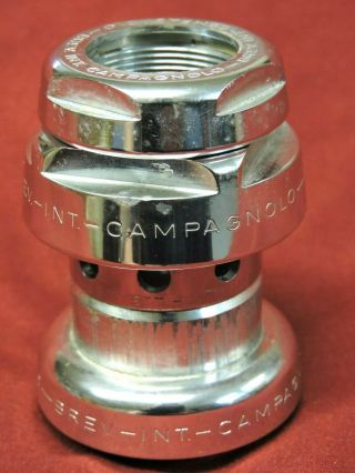Xclnt Vintage Campagnolo Hs - 01re C - Record Strada Alloy Headset Italian 25.  4 X 24