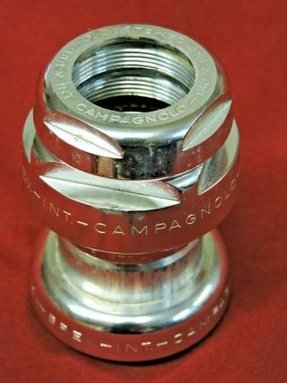 XCLNT Vintage Campagnolo HS - 01RE C - Record Strada Alloy Headset Italian 25.  4 x 24 2