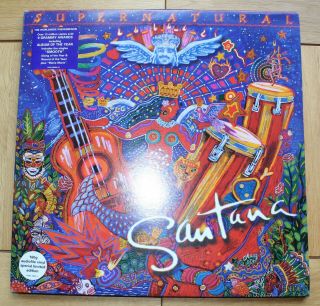Santana Supernatural Lp 2x Lp Very Rare Ex,  / Near Vinyl Played Twice