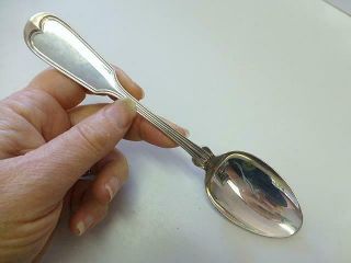 Frank Smith Fiddle Thread Sterling Silver Place Serving Spoon 7 1/8 " Minty