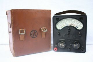 Universal Avometer Model 7 & Case Made In England Vintage