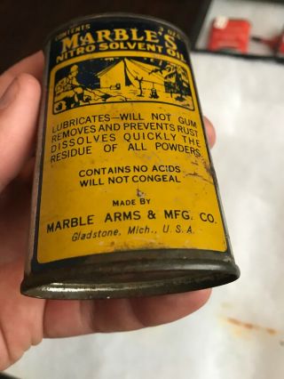 Vintage Handy Oiler Gun Oil Can Tin Lead Top Marbles Rare Camping Household Oil2 3