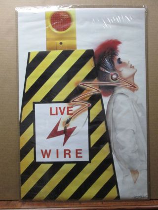 Live Wire Vintage Poster 1986 80 