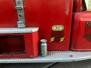 Vintage 1950’s Tonka No.  5 Metal Toy Pumper Fire Truck 7