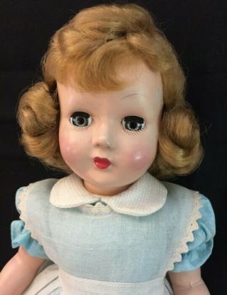 1949 - 1955 14” Effanbee “honey” Hard Plastic Strung Doll In Outfit