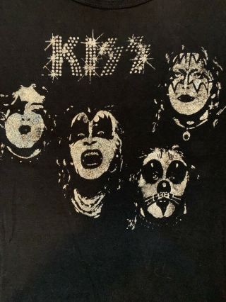 Vintage Kiss 1974 Tour Shirt 5