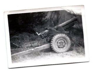 World War 2 Photo 1944 German Border Cannon