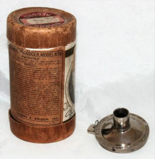 Rare Edison Model N 56 4 - Minute Wax Reproducer Amberola V Vi