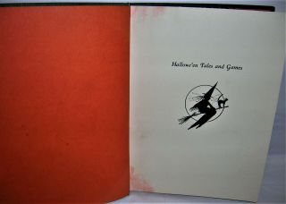 VINTAGE 1920 ' s HALLOWEEN Book HALLOWE ' EN TALES By Ethel Owen Illustrated HUBBARD 3