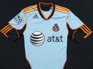 Vintage Shirt Adidas Houston All Star 2010 Mls Player Issue Jersey S.  S (small)