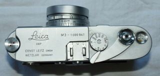 Vintage Leica Camera Ernst Leitz Wetzlar DBP M3 - 1000941 2