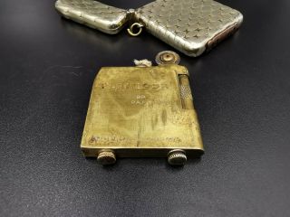 Rare Flamidor Husson 1911 Le Parisien 1Edition Silver Sterling Petrol Lighter 8