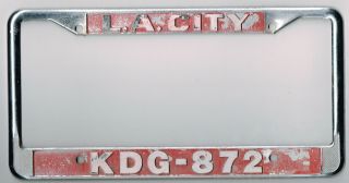 Kdg - 872 Los Angeles City California Fire Department Vintage License Plate Frame