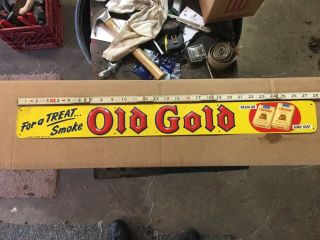 Vintage Old Gold Cigarette Advertising Sign