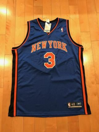 York Knicks Stephon Marbury Reebok Authentic Vintage Basketball Nba Jersey
