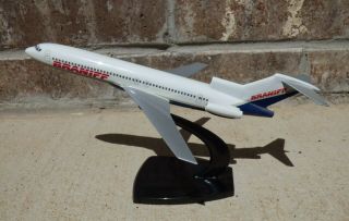 VINTAGE BRANIFF 727 227 DESK MODEL AIRPLANE by AIR JET 8