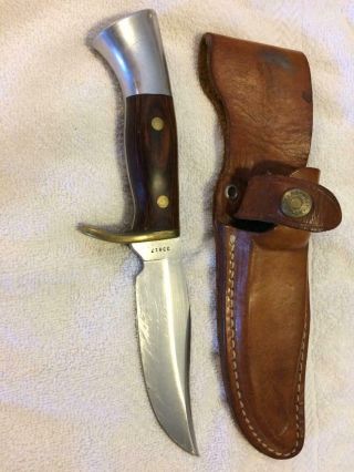 Vintage Westmark 702 Fixed Blade Hunting Knife With Sheath