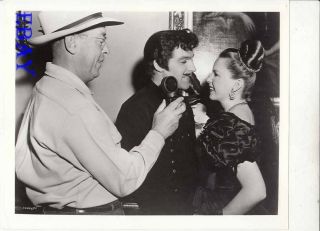 Gene Kelly Judy Garland The Pirate Candid On Set Vintage Photo