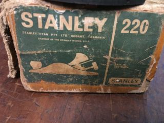 Vintage Stanley 220 Block Plane Made in Australia 2