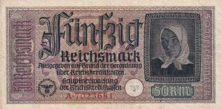 Germany,  50 Reichsmark (1940 - 1945) Occupied Territories Wwii (b215)