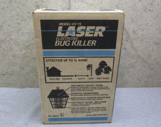 Vintage Stinger UV - 15 Lazer Electric Bug Zapper Killer NOS 1/2 acre 4