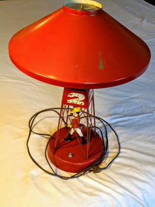 Vintage Johnnie Walker Red 2 Buoy Scotch Whisky Nautical Advertising Bar Lamp