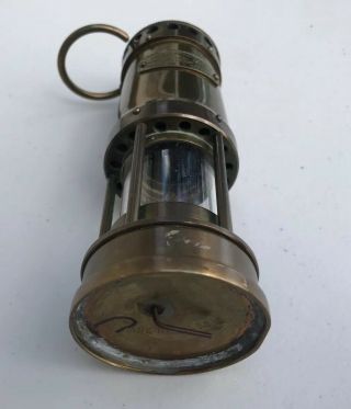 Vintage E.  Thomas & Williams Ltd.  Cambrian Wales Brass Mining Lantern 3