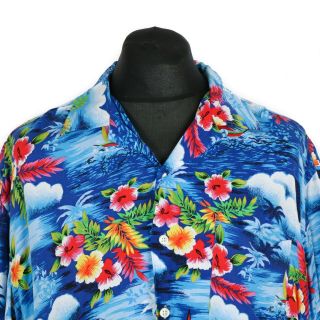 Vintage Polo By Ralph Lauren Caldwell Hawaiian Shirt | Retro 90s Rayon Viscose