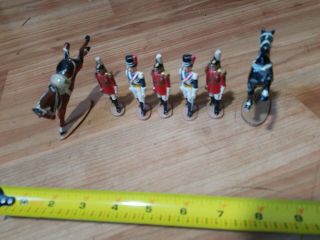 7 - Vtg.  Metal Toy Horse Soldier Napoleon By Frenchal Made In France Quiralu