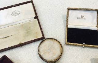 9 X Antique /Vintage jewellery boxes etc. 7