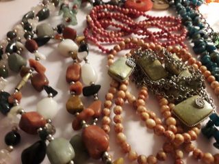 JOBLOT - RESALE / wear - REAL semi precious stones - VINTAGE & modern 6
