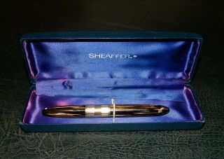 Scarce Vintage Sheaffer White Dot Lifetime Fountain Pen With Case