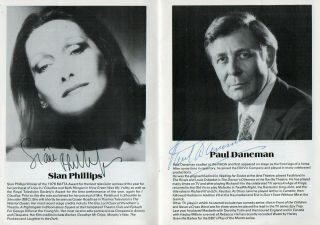 CHRISTINE SHAW Rare Fawlty Towers - LIZ GEBHARDT Please Sir Signed Programme 4