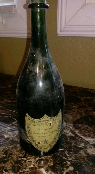 Rare Vintage 1934 Dom Perignon Moet & Chandon Champagne Cuvee - Empty Bottle Only