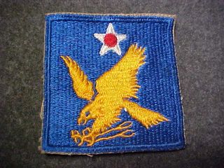 Old Ww2 Us Army 2nd Air Corps Patch Second Aac Eagle Star