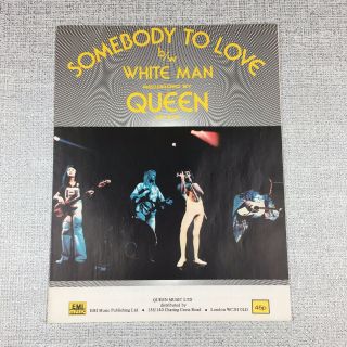 Queen - Official Vintage Somebody To Love Sheet Music (1976) Rare