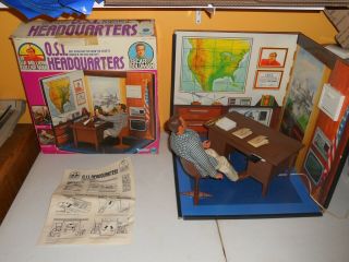 Vintage Kenner 1977 Six Million Dollar Man Osi Headquarters W Box