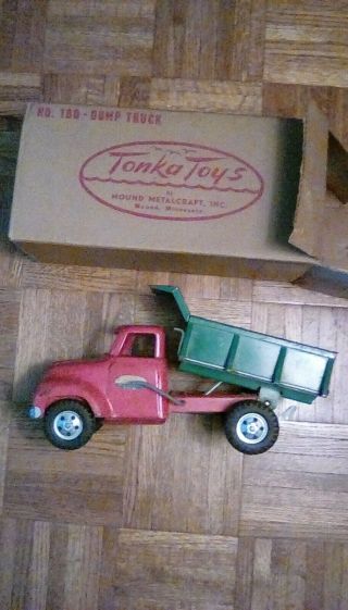Vintage Tonka Toys Mound Metalcraft Inc Dump Truck With Box