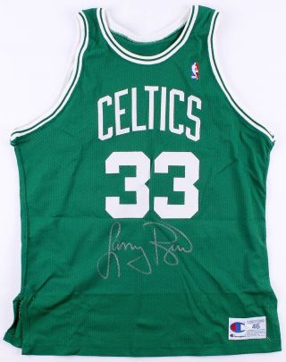 Larry Bird Signed Boston Celtics Champion 1990 