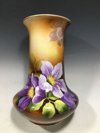 Vintage Hand Painted Nippon Vase (morimura Bros. ) 9 " H