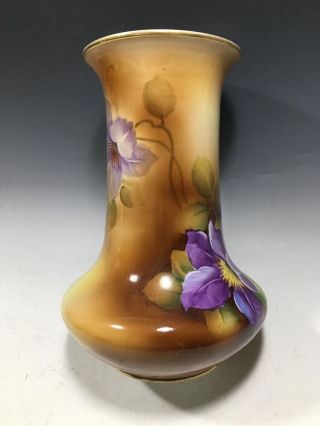 Vintage Hand Painted Nippon Vase (Morimura Bros. ) 9 