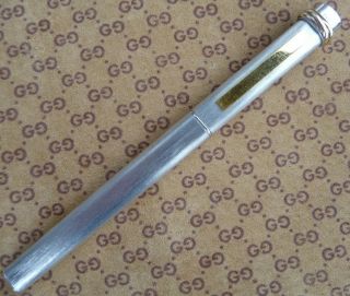 Vintage Must De Cartier Trinity Ballpoint Rollerball Pen Silver