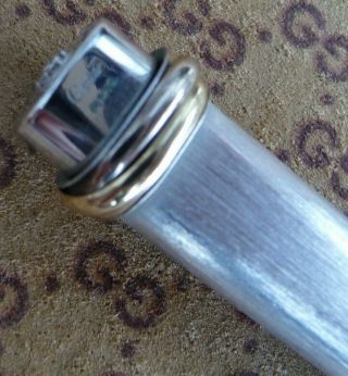 Vintage Must De Cartier Trinity Ballpoint Rollerball Pen Silver 4