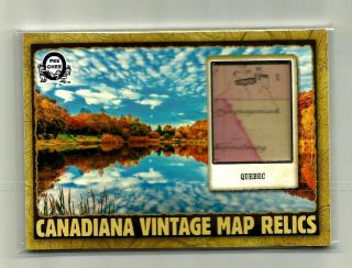 Custom Listing For Buyer Yalema_0 - 2018 - 19 Opc Vintage Map Relics Quebec,  Bc