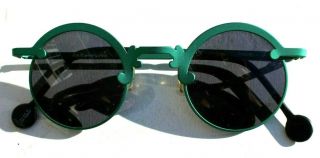 Vtg 1991 L.  A.  Eyeworks Retro Eyeglasses Sunglasses - Green Padre 483