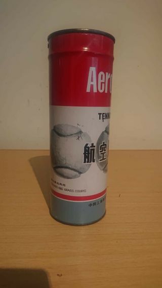 Vintage Aeroplane Tennis Balls in Can 5